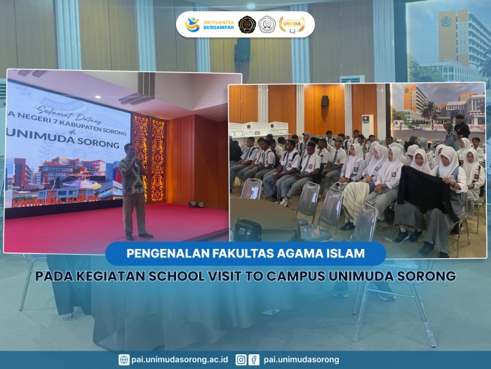 FAI UNIMUDA Sorong Laksanakan Sosialisasi dan Pengenalan Fakultas kepada Siswa SMA Negeri 7 Kabupaten Sorong