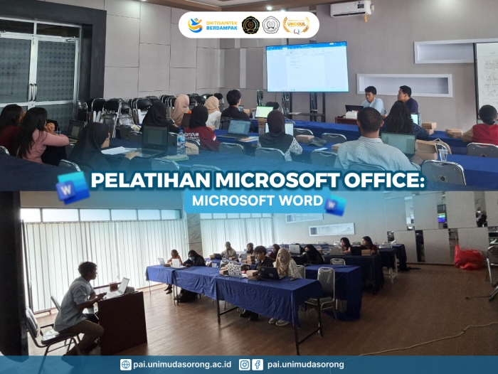 Pelatihan Microsoft Office: Microsoft Word bagi Mahasiswa UNIMUDA Sorong