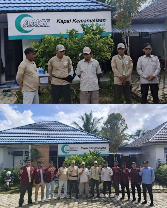 Pelepasan Tim AMCF dan Relawan Mahasiswa UNIMUDA Sorong dalam Program Kemanusiaan di Bintuni