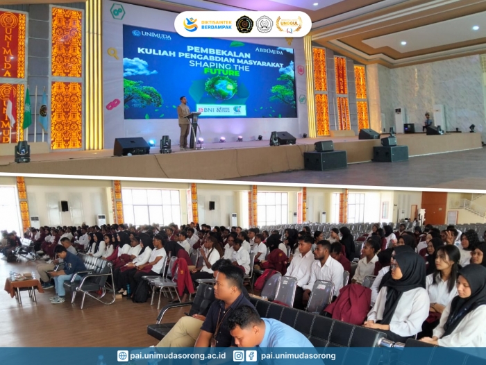 Pembekalan Kuliah Pengabdian Masyarakat 2025 UNIMUDA Sorong