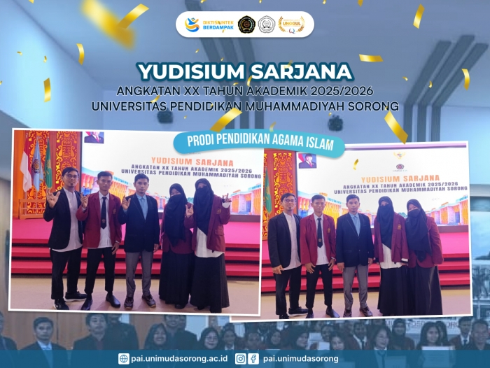 Yudisium Sarjana Angkatan XX UNIMUDA Sorong Tahun Akademik 2025/2026